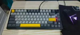 Ajazz AK 820 Pro 75% Mechanical Keyboard 3 Mode With RGB & TFT