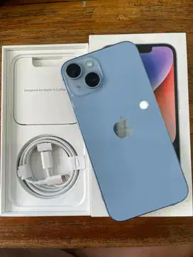 Iphone 14 128GB fullset Bh 83% Original iBox Like New