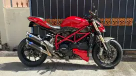 Ducati Street Fighter 848 Merah Mulus Full Aksesoris Modifikasi