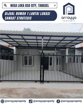 RUMAH BARU 1 LANTAI SIAP HUNI NUSA LOKA BSD CITY -MRB55