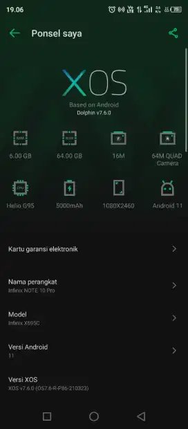 infinix note 10 pro nfc