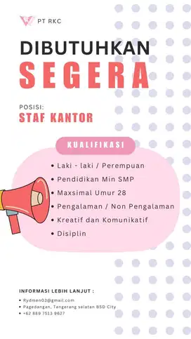 STAF KANTOR DIGITAL MARKETING
