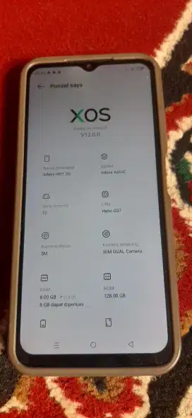 Infinix hot30i Ram 8+8/128