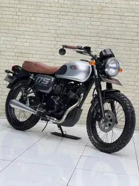 OBAT GANTENG‼️ Kawasaki W175 SE Pmk 2019 Silver Retro Mods - Mustika