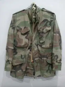 jaket army m65  houdy ada tali msh kumplit