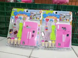 Mainan Anak Kulkas Set Ice Cream