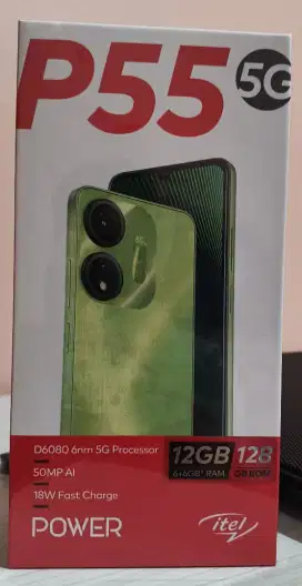 itel p55 5g 6/128 hp gaming