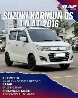 Suzuki Karimun Wagon R GS 1.0 AT 2017 Nik 2016 Putih Matic