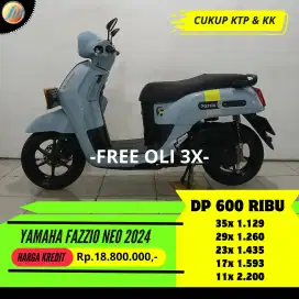 KREDIT DP 600RB YAMAHA FAZZIO NEO 2024 ANGSURAN SANGAT RINGAN