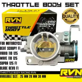 TUAS GAS RVN RACING THROTLE THROTTLE BODY TB RVN RACING