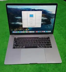 Macbook Pro 2019 15inch i7 16/512 Grey Touchbar mulus murah
