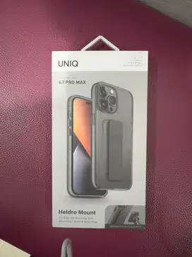 Case UNIQ Heldro Mount - Smoke iPhone 14 Pro Max