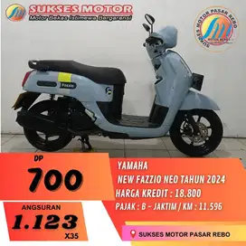 YAMAHA FAZZIO NEO TAHUN 2024 BERGARANSI, SIAP PAKAI, FREE OLI