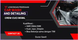 LOWONGAN CREW CUCI MOBIL