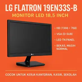 LG Flatron 19EN33S-B – Monitor LED 18.5 Inch