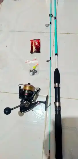 Pancing set bekas reel 4000