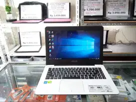 Jual laptop Grafis Ringan Asus A455LD i5-4210U/4gb/ssd 128gb+500gb/14