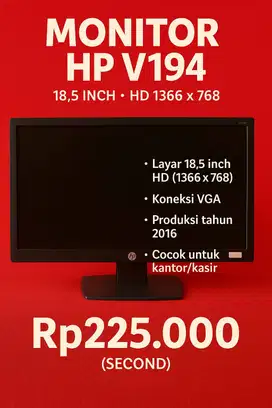 Monitor HP V194 18.5 inch