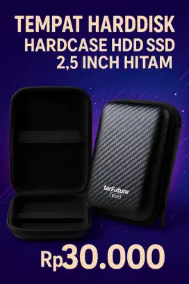 Tempat Harddisk Hardcase HDD SSD Dompet Shockproof Case 2.5 inch