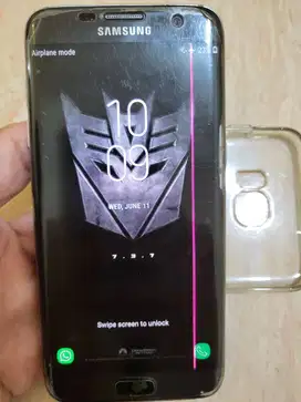 Samsung s7 Edge Pink Line