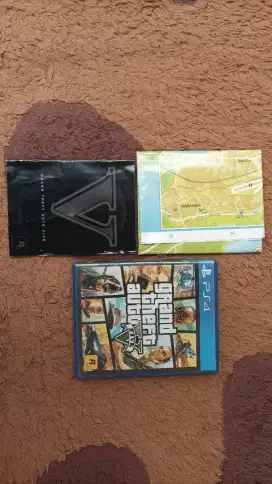 Grand Theft Auto V Mulus Kumplit Reg 3 PS 4