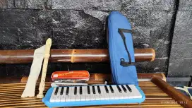 Paket Suling dan Harmonika tiup untuk anak sekolah bonus pianika