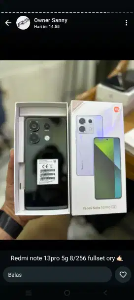 XIAOMI NOTE 13 PRO 5G 8/256 KOMPLIT