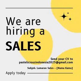 LOWONGAN KERJA: SALES (Customer Service Skill)