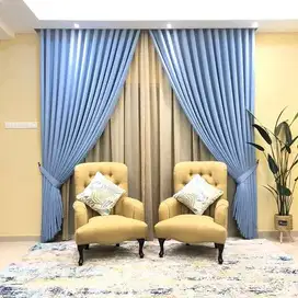 Dijual Gorden Blackout Pasang Skat Klinik Hordeng Gordyn Vitrase