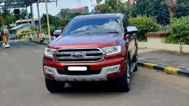 Ford everest titanium diesel 2015 pakai 2016 sunroof merah