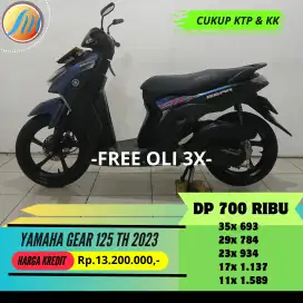 YAMAHA GEAR 125 TH 2023 FREE KIRIM SEJABODETABEK