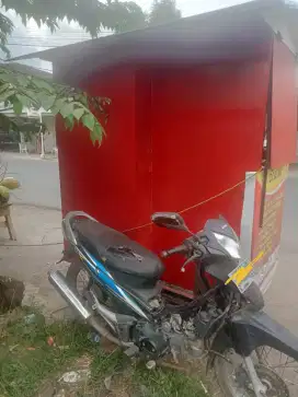 Kios pulsa becak