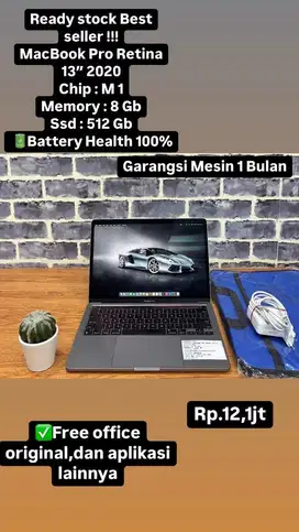 MacBook Pro Retina M1 13” 2020