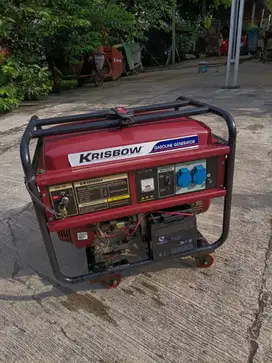 Jual Mesin Genset Krisbow 5500WATT Kondisi Gress Siap Kerja