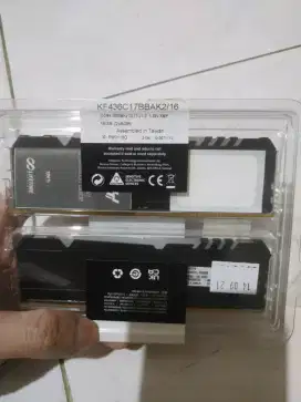RAM KINGSTON FURY BEAST RGB 16GB | 2x8GB DDR4 3600MHz (BARU)