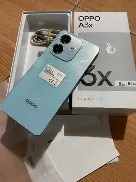 Oppo a3x 4+4/64 gb fullset no minus jual harga pas net ya.