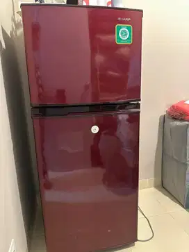 kulkas sharp 2 pintu second