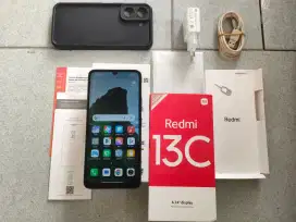 Jual Redmi 13c Ram 8.256 fullset no minus 95% mulus.