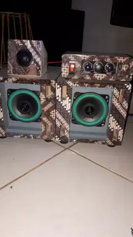 Paket sound bluetooth unik motif batik