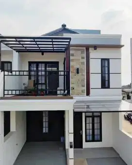 Rumah 2 Lantai Gaya Bali Dekat Toll Cijago, Cinere dan Cibubur