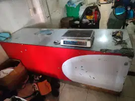 Meja admin panjang bekas expedisi