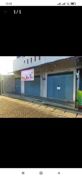 Disewakan kios ruko bisa bulanan Larangan Ciledug