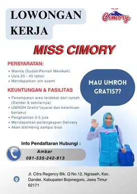 Lowongan Kerja Wanita Usia 25 - 45 tahun