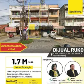 Dijual Ruko Murah dan strategis di Palembang