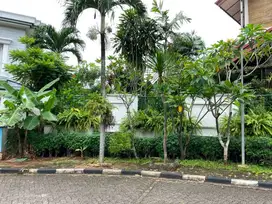 Tanah 555 m Ngantong Depan Taman di Jl Neptunus Villa Cinere Mas
