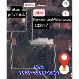 TANAH JALAN RAYA BSD PALING MURAH LUAS 3000 HANYA 265 JUTA/THN