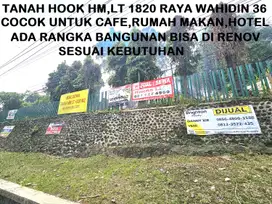 For Sale/Rent Tanah Hook HM LT 1820 Raya Wahidin View Kota Semarang