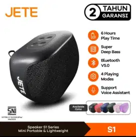 Brand New ! Speaker JETE S1 Series Wireless Bluetooth, BLACK, 100% ORI