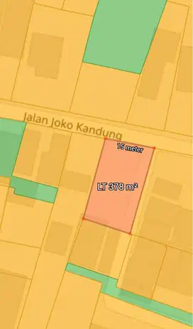 JUAL TANAH PREMIUM JALAN JOKO KANDUNG KELURAHAN BLITAR