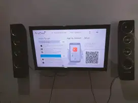 TV LED Polytron 24 inch plus Tower Speaker